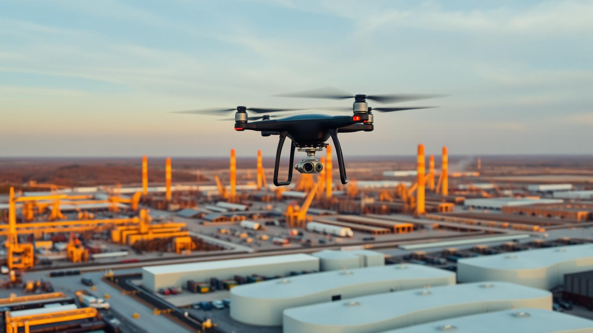 Professionele drone-operaties vanuit de lucht